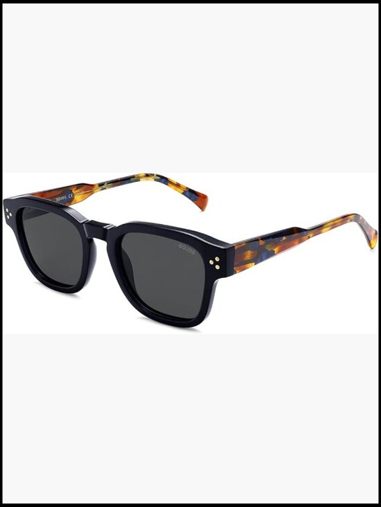 Classic Square Polarized Acetate Sunglasses UV400 Protection main image 5